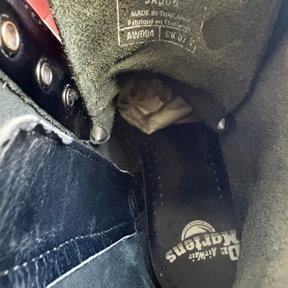 Dr. Martens Jadon Platform Leather Women's Boot - Black Polished Size 6 - Picture 11 of 16